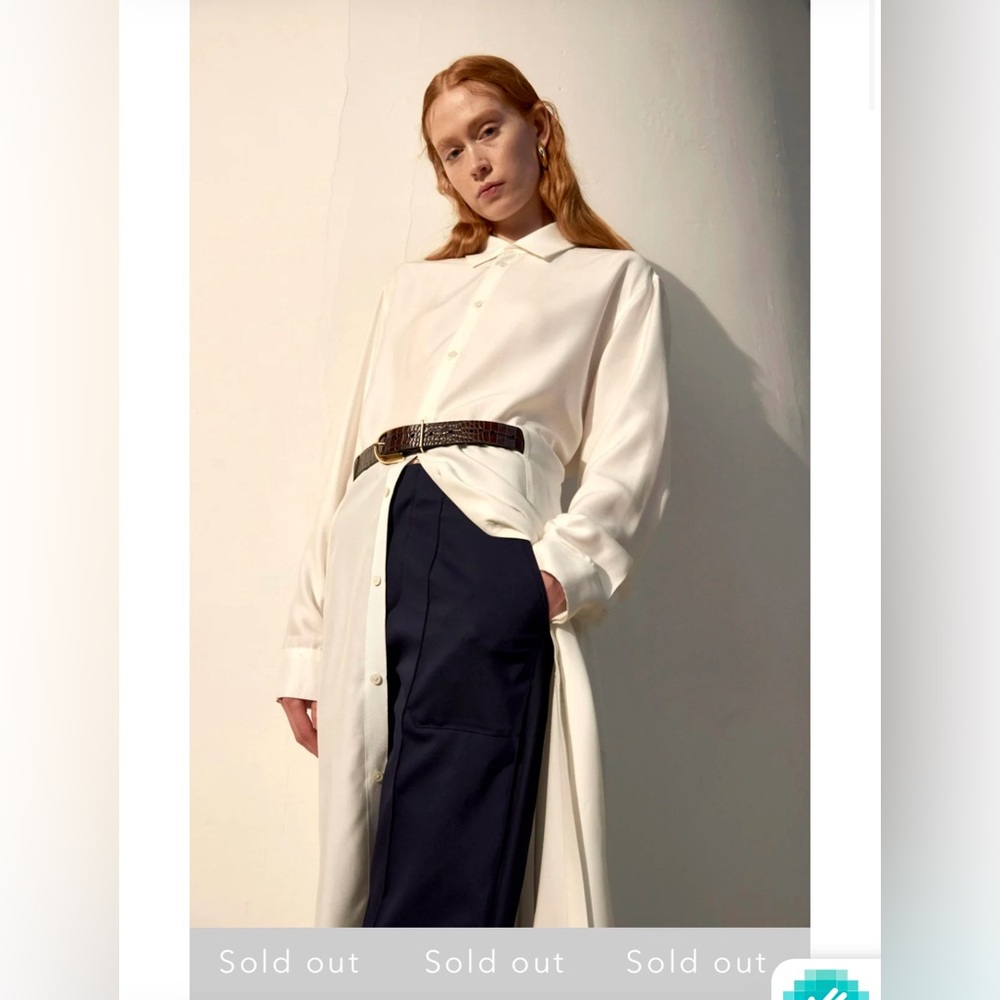 Kallmeyer shirt dress in white
